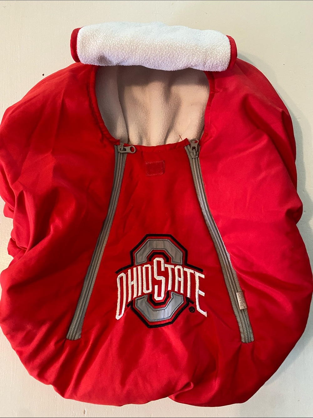Ohio State Red Infant Cozy Cover Car Seat Cover